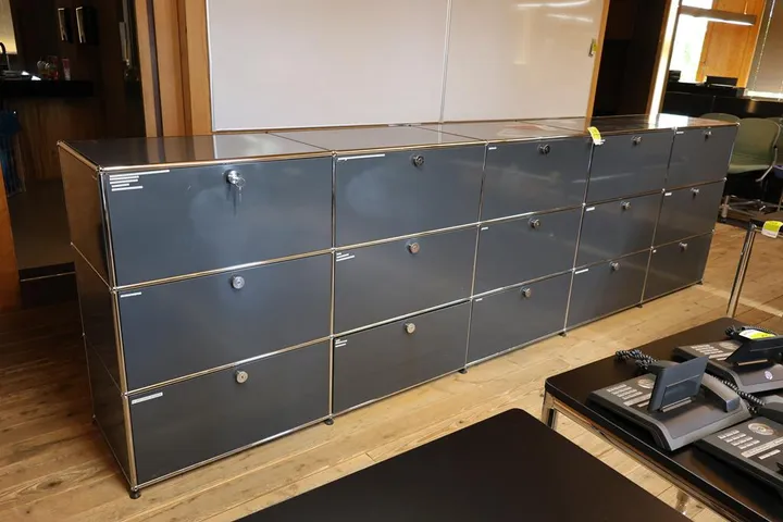 1 x USM Haller Highboard 5 x 3 Maße: 377 x 52 x 109 cm